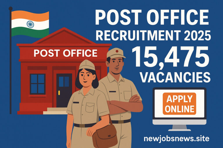 Post Office Recruitment 2025 Apply Now for 10th and 12th Pass Govt Jobs