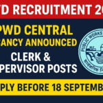 PWD Recruitment 2025 Apply Now PWD Vacancy 2025